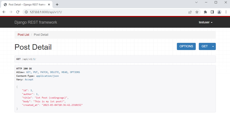 Django Blog API Restricted access for non-Admin users